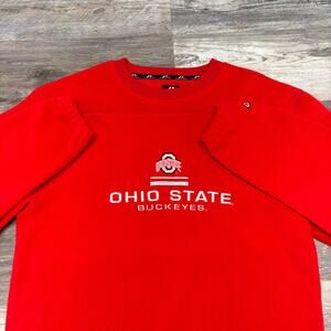 Pro‎ Player Ohio State University Buckeyes FLEECE Mens L Fuzzy Sweatshirt